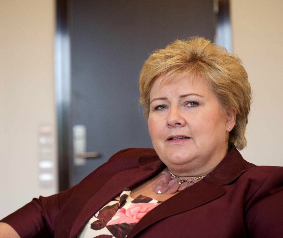 Hvem skal få?: Etter at statsminister Erna Solberg (H) oppfordret kvinner til å få flere barn, oppsto akutt forvirring da en eksstatsråd fra regjeringspartiet Frp ville sortere de som velger å få nettopp det. FOTO: MIMSY MØLLER