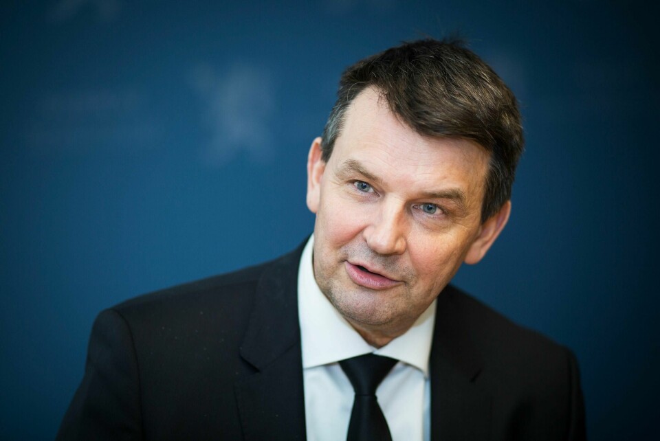 Justisminister Tor Mikkel Wara.