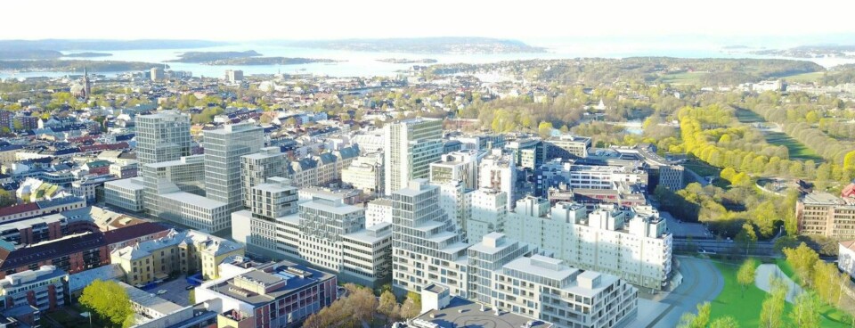 Ruter vil bygge tett og høyt over t-bane-linja vestover fra Majorstua til forbi Chateau Neuf.