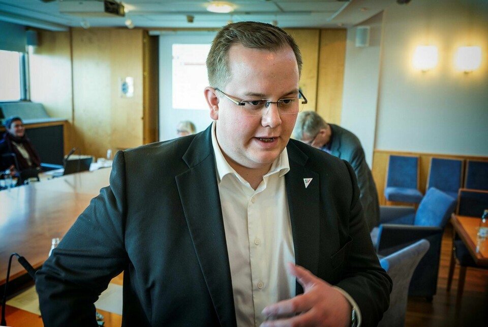 SVs Eirik Faret Sakariassen får kritikk av Arild M. Olsen i PBL. Foto: Roy Storvik