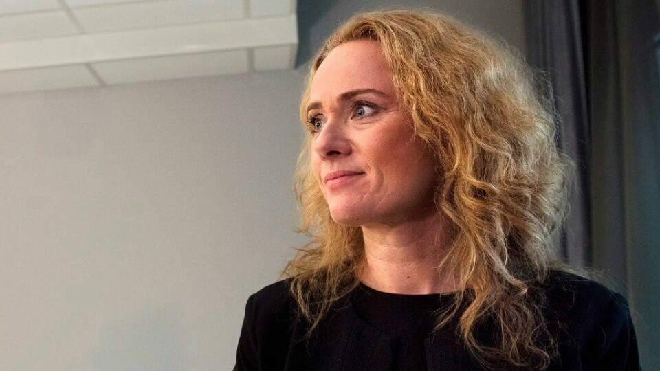 Anniken Hauglie (H) er arbeids- og sosialminister. FOTO: MIMSY MØLLER