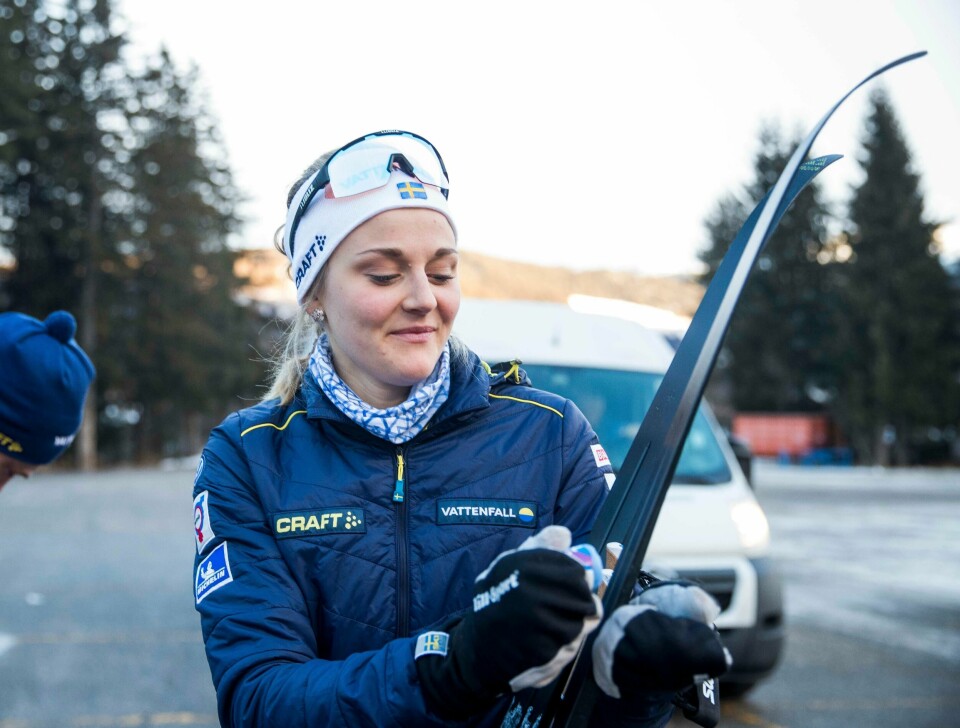 Stina Nilsson er endelig skadefri etter strekken hun pådro seg i Otepää.