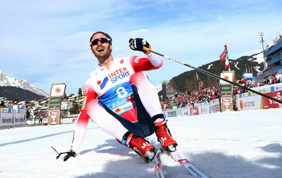 Ja, det er sant: Hans Christer Holund har sklidd over mål uten motstand. Først her var han sikker på sin sensasjonelle seier.