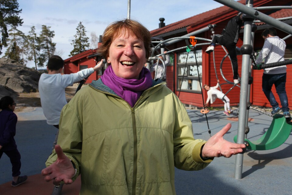 Marianne Borgen (SV), her i aktivitetsskolen. Marianne Borgen (SV), her i aktivitetsskolen.