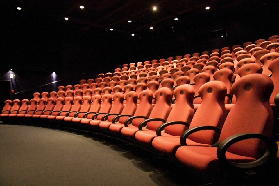 Alle salene i kinoen skal pusses opp og blant annet få nye stoler. SF Kino Moss, sal 1.