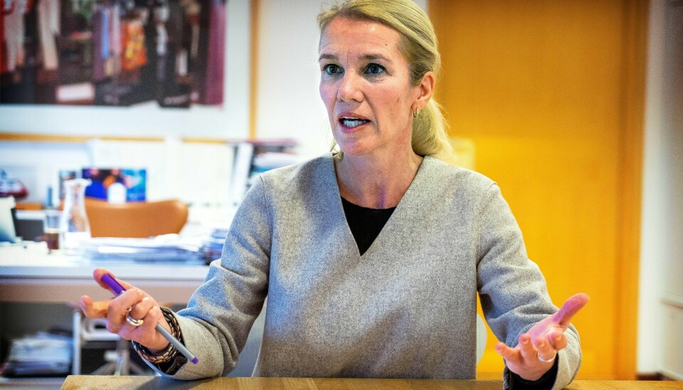 Stavanger-ordfører Christine Sagen Helgø opplyser at Rådmannen fortløpende vurderer å sette ned en krisestab etter problemene med leveranser av medisiner i multidose til eldre og pleietrengende pasienter. Foto: Roy Storvik