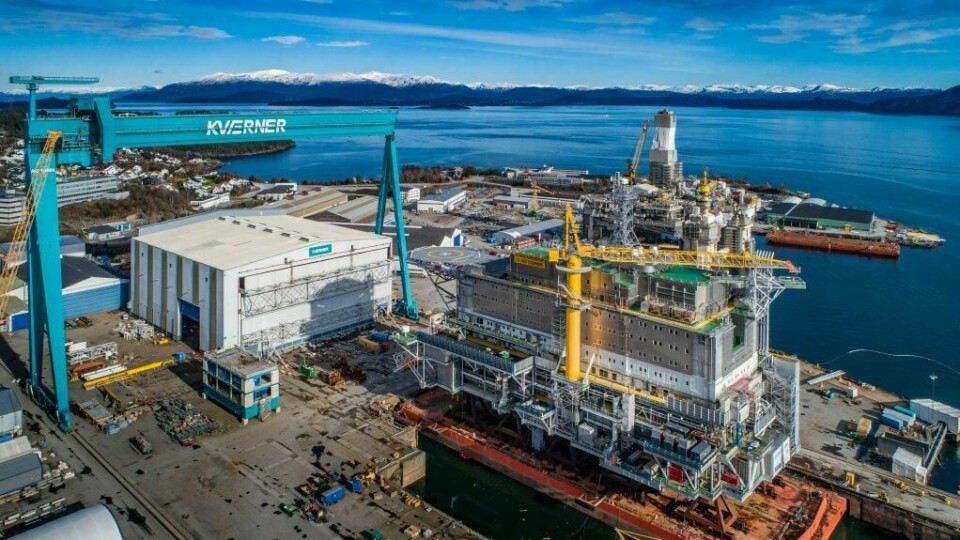 Boligkvarteret til Johan Sverdrup ved Kværner-verftet på Stord. Foto: Kværner ASA