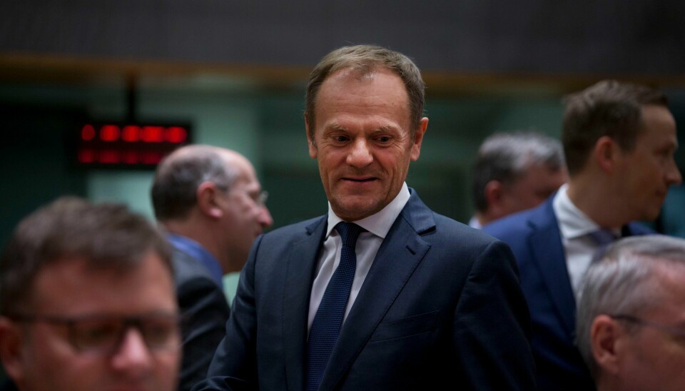 EU-president Donald Tusk. Foto: NTB scanpix