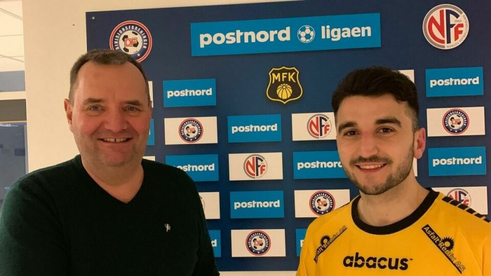 Garib Gerkondani er klar for Moss FK. Garib Gerkondani er klar for Moss FK.