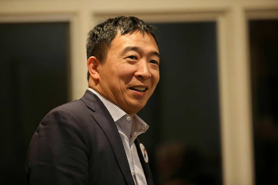 Andrew Yang vil bli president i USA. Foto: NTB scanpix