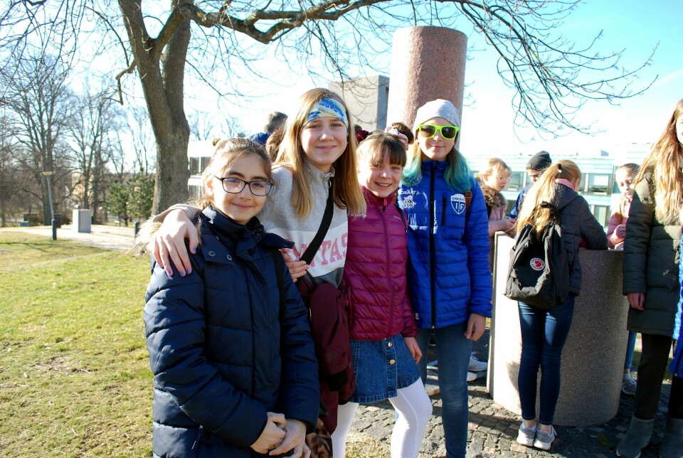INSPIRERTE: Mina Drabs (f.v.), Sonja Lorentzen, Iselin Hansen og Sofie Skofterud. INSPIRERTE: Mina Drabs (f.v.), Sonja Lorentzen, Iselin Hansen og Sofie Skofterud.