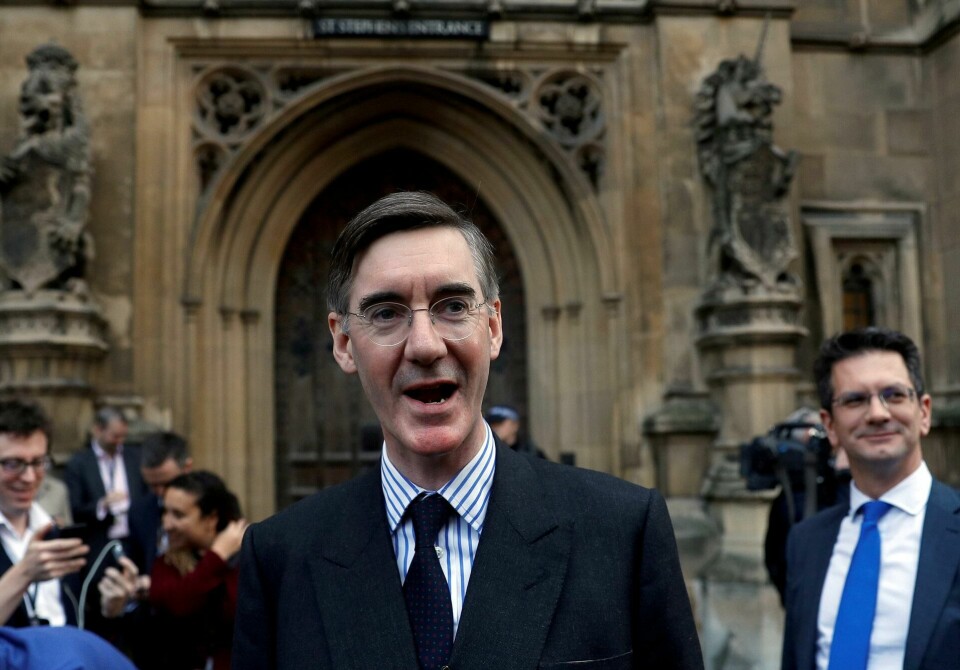 JACOB REES-MOGG: Parlamentariker som står i front blant dem som uttrykker mistillit mot May. FOTO: NTB SCANPIX JACOB REES-MOGG: Parlamentariker som står i front blant dem som uttrykker mistillit mot May. FOTO: NTB SCANPIX