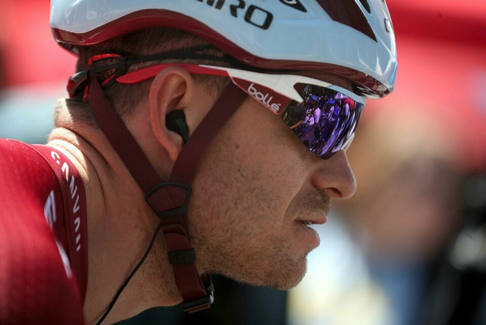Katjusja-rytter Alexander Kristoff. Her fra et tidligere ritt. Foto: Chris Graythen/Getty Images/AFP
