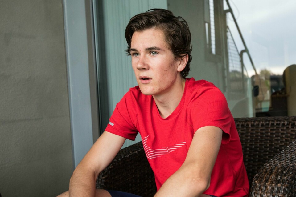 16-åringen Jakob Ingebrigtsen går for VM-deltagelse sammen med seniorene i London-VM i august. Foto: Audun Braastad / NTB scanpix