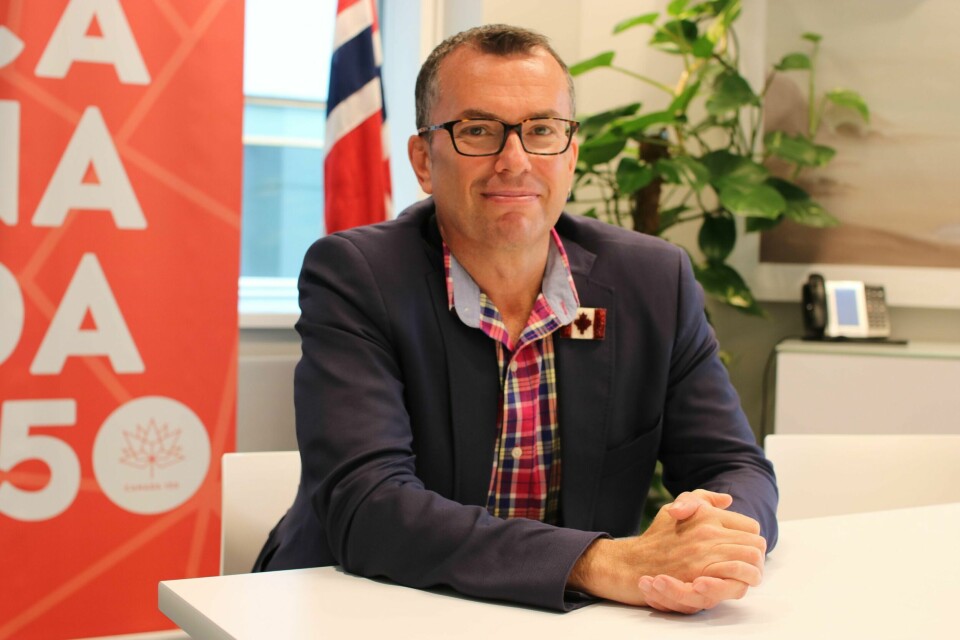 Han er flyktning fra Polen, har jødisk bakgrunn, er sønn av en Holocaust-overlever og homofil. Artur Wilczynski er Canadas mann til Norge og deler gjerne erfaringene som innvandringsland.
FOTO: TONE MAGNI FINSTAD VESTHEIM