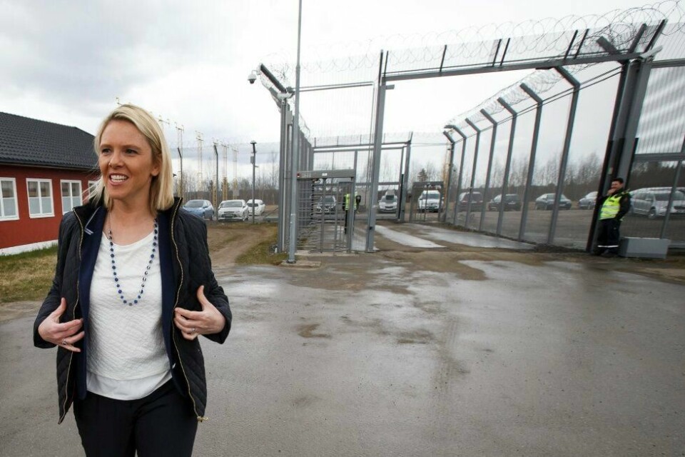 INNVANDRINGSMINISTER: Sylvi Listhaug bedriver fremmedfryktdyrking, mener Avin Rostami. FOTO: HEIKO JUNGE/NTB SCANPIX