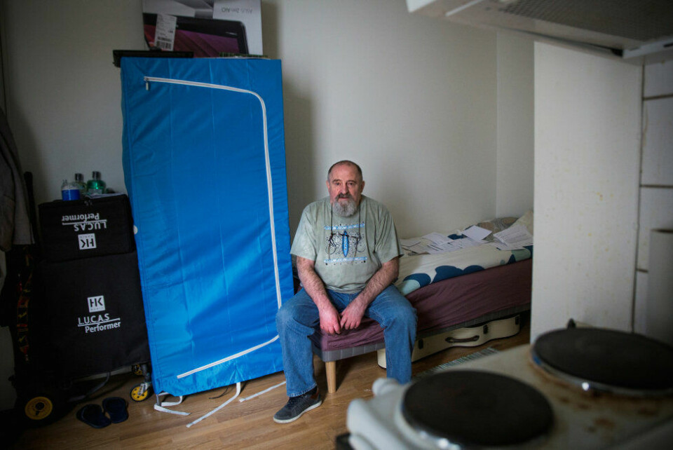 Nytt håp: Dorian Andersen får ny vurdering av sin boligsituasjon av Oslo kommune. Foto: Silje Øverland Eriksen Nytt håp: Dorian Andersen får ny vurdering av sin boligsituasjon av Oslo kommune. Foto: Silje Øverland Eriksen