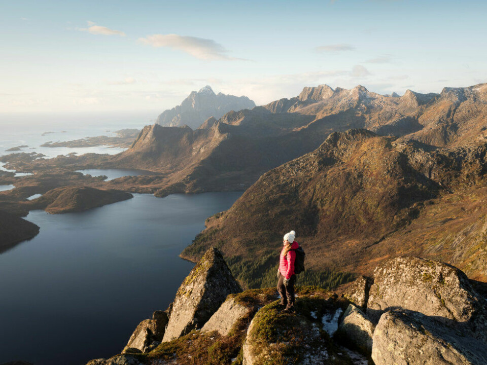 Kongstinden er en smellvakker tur rett bak Svolvær. Men luftig... Kongstinden er en smellvakker tur rett bak Svolvær. Men luftig...
