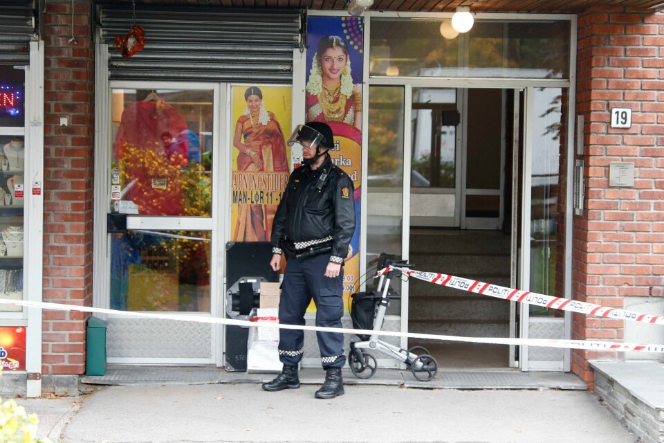 Oslo: Gullsmedbutikk på Ammerud ble ranet torsdag ettermiddag.