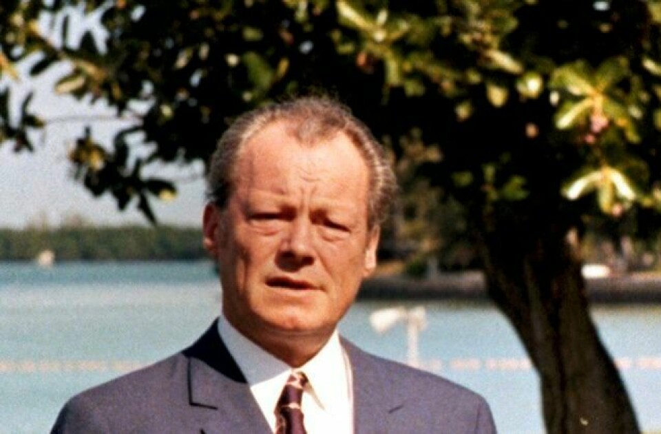 Willy Brandt fotografert i 1965. FOTO: NTB SCANPIX