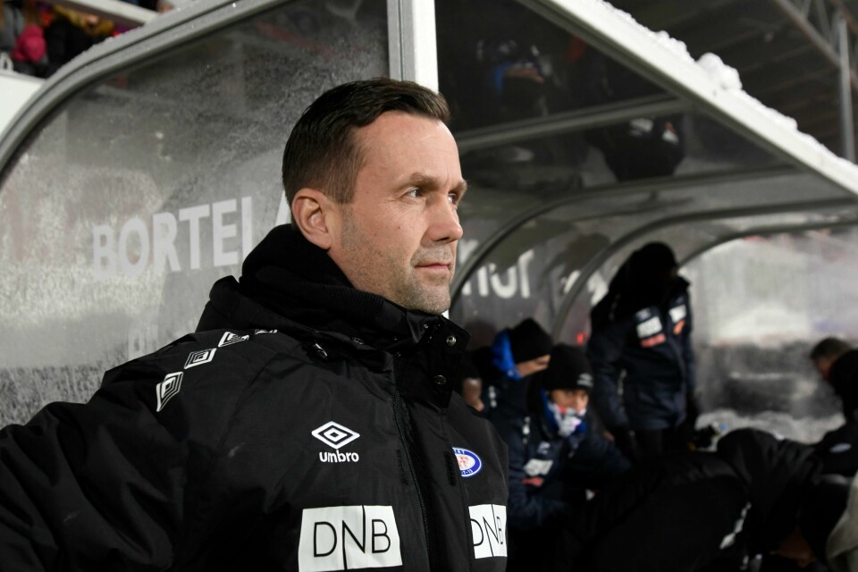 VIF-trener Ronny Deila ser mot USA. Foto: NTB scanpix