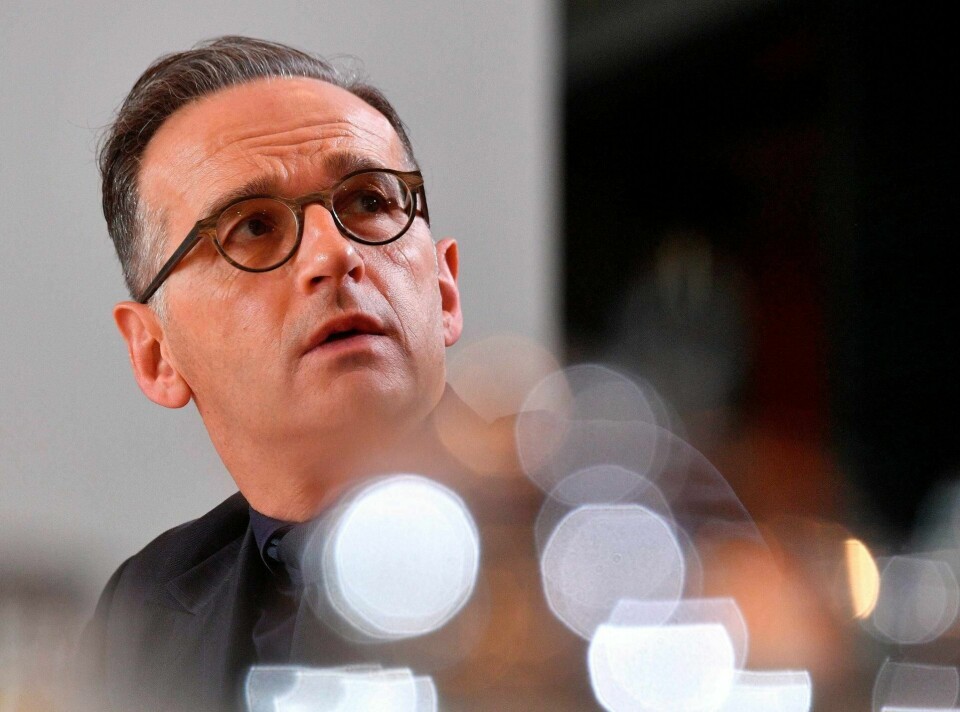 Europa reagerer kraftig på meldingene om at Iran vil bryte atomavtalen. Tysklands utenriksminister Heiko Maas frykter dette betyr slutten på avtalen. Foto: John MacDougall / AFP