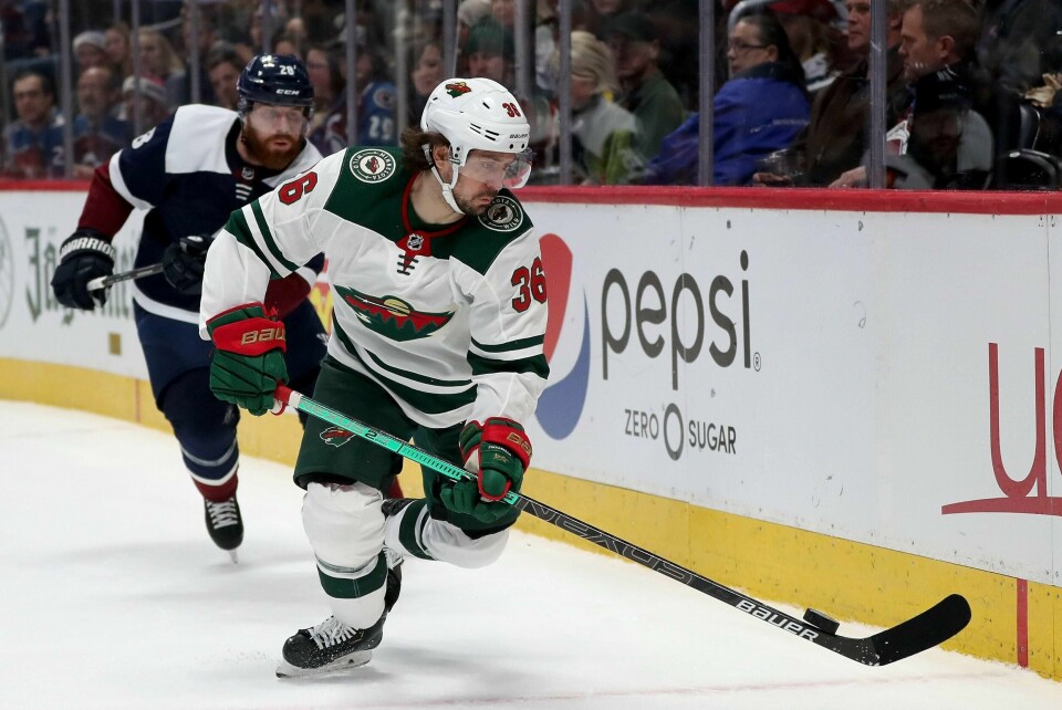 Mats Zuccarello, her fra en tidligere Wild-kamp. Foto: NTB scanpix
