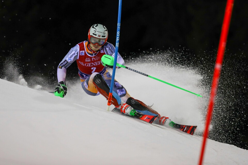 Stilstudie av Henrik Kristoffersen onsdag.