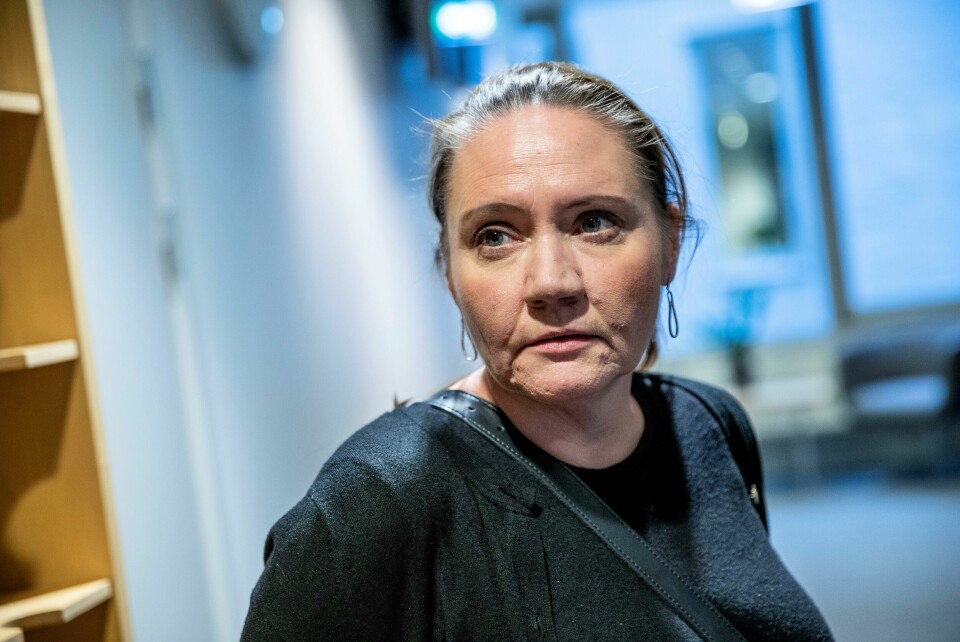 Eva Kristin Hansen (Ap) mener arbeidsminister Anniken Hauglie (H) løper fra ansvaret. Oslo 20191128. Eva Kristin Hansen (Ap) før møtet om Nav-saken i stortingets kontroll- og konstitusjonskomite.Foto: Stian Lysberg Solum / NTB scanpix