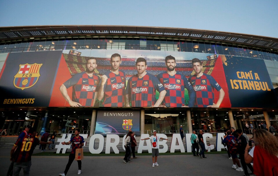 Barcelona omsetter nærmere 100 millioner euro mer enn nummer to på listen. Foto: REUTERS/Albert Gea/File Photo/NTB Scanpix