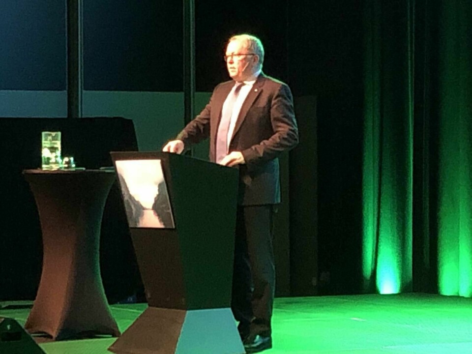Konsernsjef Eldar Sætre i Equinor skal levere flere tusen milliarder kroner og samtidig kutte klimagassutslipp de neste årene. Foto: Bjørn G. Sæbø