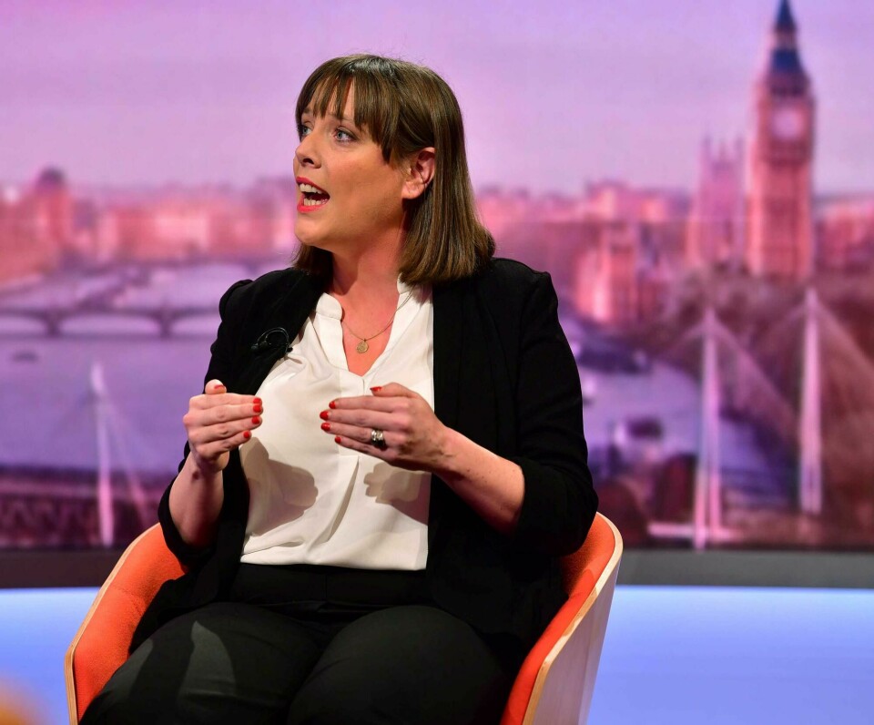 Britain's Labour MP Jess Phillips gestures as she appears on BBC TV's The Andrew Marr Show in London, Britain January 5, 2020. Jeff Overs/BBC/Handout via REUTERS ATTENTION EDITORS - THIS IMAGE HAS BEEN SUPPLIED BY A THIRD PARTY. NO RESALES. NO ARCHIVES. NOT FOR USE MORE THAN 21 DAYS AFTER ISSUE. Britain's Labour MP Jess Phillips gestures as she appears on BBC TV's The Andrew Marr Show in London, Britain January 5, 2020. Jeff Overs/BBC/Handout via REUTERS ATTENTION EDITORS - THIS IMAGE HAS BEEN SUPPLIED BY A THIRD PARTY. NO RESALES. NO ARCHIVES. NOT FOR USE MORE THAN 21 DAYS AFTER ISSUE.