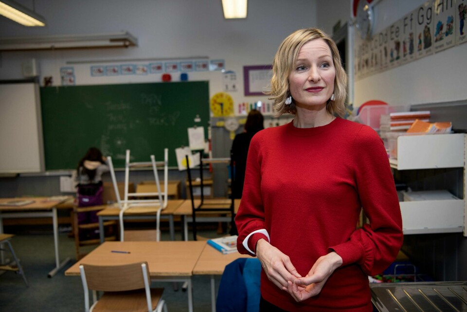 Byråd for oppvekst og utdanning Inga Marte Thorkildsen (SV) fikk denne uka lære konsekvensene av ulike inntaksmodeller for videregående skoler. Bildet er tatt ved en annen anledning.