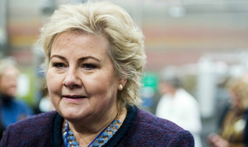 Statsminister Erna Solberg.