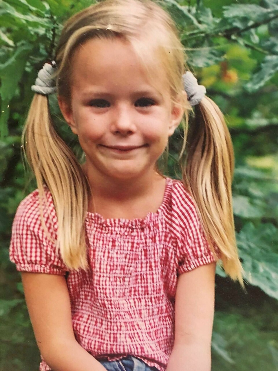Selma i førsteklasse på barneskolen. Foto: Privat