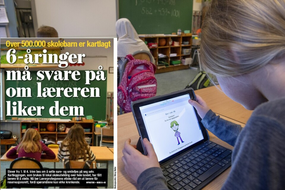 Dagsavisen har denne uka skrevet om kartlegging av skolebarn. At elever nede i 5-6-årsalderen må sette sure- og smilefjes på seg selv, har vekket sterke reaksjoner.