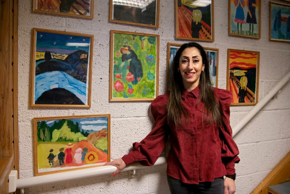 Sanaz Hadian-Gundersen, Mortensrud skole. FAU. Sanaz Hadian-Gundersen, Mortensrud skole. FAU.