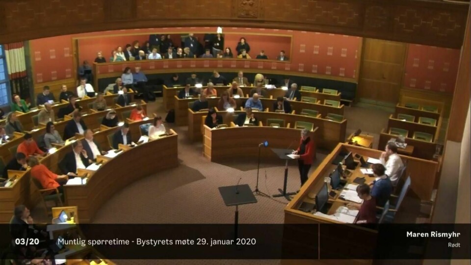 Bystyremøtet 29/1 2020.
