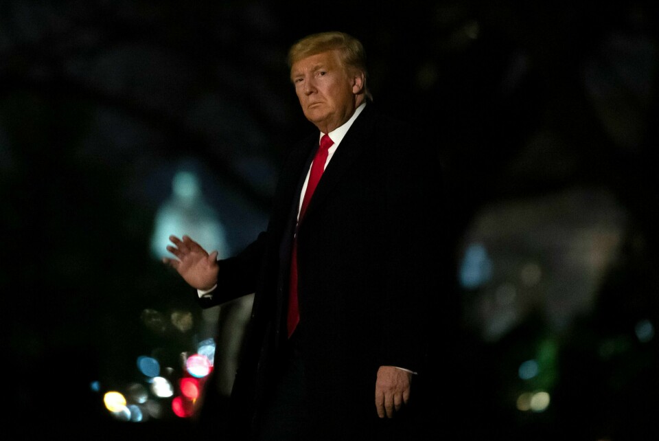 President Donald Trump nekter for noensinne å ha møtt kvinnen som anklager ham for voldtekt. Foto: AP / NTB scanpix