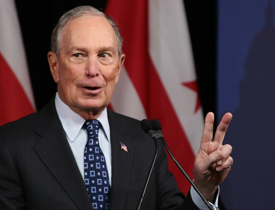 WASHINGTON, DC - JANUARY 30: Democratic presidential candidate, former New York City Mayor Michael Bloomberg speaks about affordable housing during a campaign event where he received an endorsement from District of Columbia Mayor, Muriel Bowser, on January 30, 2020 in Washington, DC. The first-in-the-nation Iowa caucuses will be held February 3. Mark Wilson/Getty Images/AFP== FOR NEWSPAPERS, INTERNET, TELCOS & TELEVISION USE ONLY == WASHINGTON, DC - JANUARY 30: Democratic presidential candidate, former New York City Mayor Michael Bloomberg speaks about affordable housing during a campaign event where he received an endorsement from District of Columbia Mayor, Muriel Bowser, on January 30, 2020 in Washington, DC. The first-in-the-nation Iowa caucuses will be held February 3. Mark Wilson/Getty Images/AFP== FOR NEWSPAPERS, INTERNET, TELCOS & TELEVISION USE ONLY ==