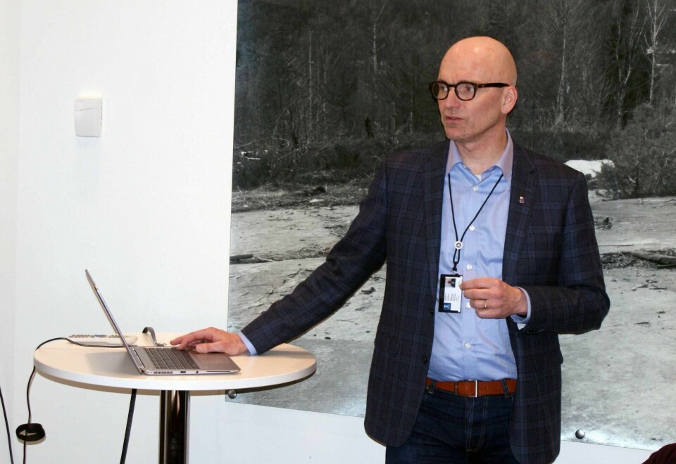 Heming Herdlevær var fungerende byplansjef i Drammen. I den nye kommunen er han kommunalsjef for arealplan og miljø. Foto: Erlend Kjernli