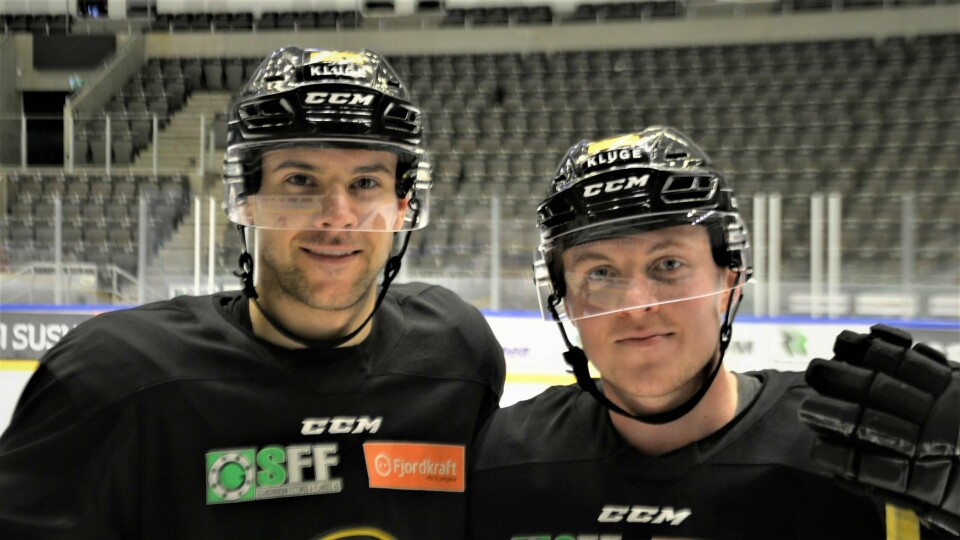 Brady Brassart (t.v.) og Ludvig Hoff har en solid statistikk å vise til. Foto: Kristoffer Knutsen