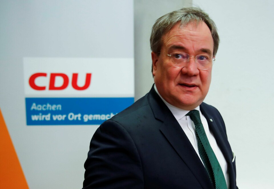 Armin Laschet, state premier of Germany's most populous federal state of North-Rhine Westphalia arrives for a media statement in Aachen, Germany February 10, 2020, after Annegret Kramp-Karrenbauer, leader of Angela Merkel's Christian Democratic Union party CDU, said she won't run for chancellor. Laschet, the chairman of North-Rhine Westphalia's CDU is one of those spoken of as an alternative for the position. REUTERS/Wolfgang Rattay REFILE - CORRECTING DECADE Armin Laschet, state premier of Germany's most populous federal state of North-Rhine Westphalia arrives for a media statement in Aachen, Germany February 10, 2020, after Annegret Kramp-Karrenbauer, leader of Angela Merkel's Christian Democratic Union party CDU, said she won't run for chancellor. Laschet, the chairman of North-Rhine Westphalia's CDU is one of those spoken of as an alternative for the position. REUTERS/Wolfgang Rattay REFILE - CORRECTING DECADE