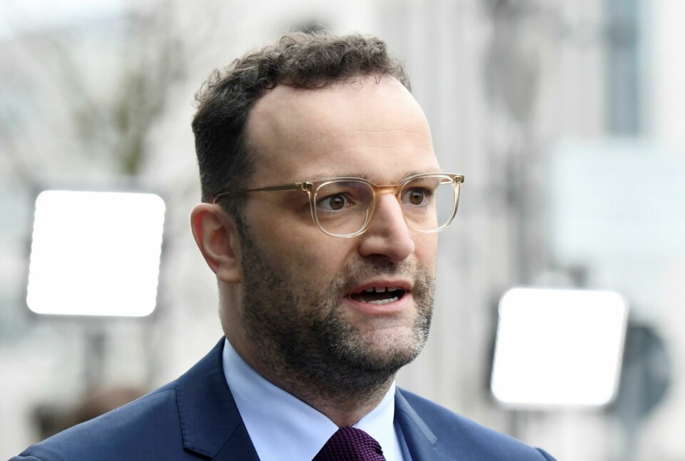 FILE PHOTO: German Health Minister Jens Spahn of the Christian Democratic Union (CDU) addresses the media in Berlin, Germany February 7, 2020. REUTERS/Annegret Hilse/File Photo FILE PHOTO: German Health Minister Jens Spahn of the Christian Democratic Union (CDU) addresses the media in Berlin, Germany February 7, 2020. REUTERS/Annegret Hilse/File Photo