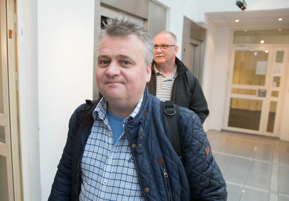 Oslo 20180404.
Fellesforbundets leder Jørn Eggum på vei inn til Riksmekleren.
Foto: Vidar Ruud / NTB scanpix