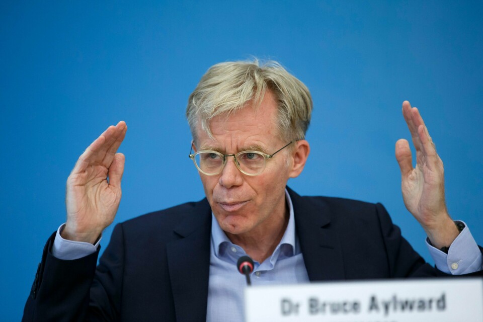 Bruce Aylward i Verdens helseorganisasjon (WHO) sier de aller fleste land er for dårlig forberedt på å håndtere covid-19-viruset.