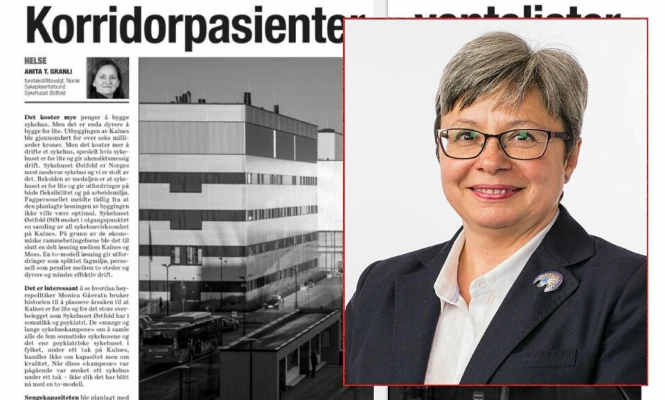 «En saklig debatt det er det pasientene, pårørende og de ansatte fortjener.»