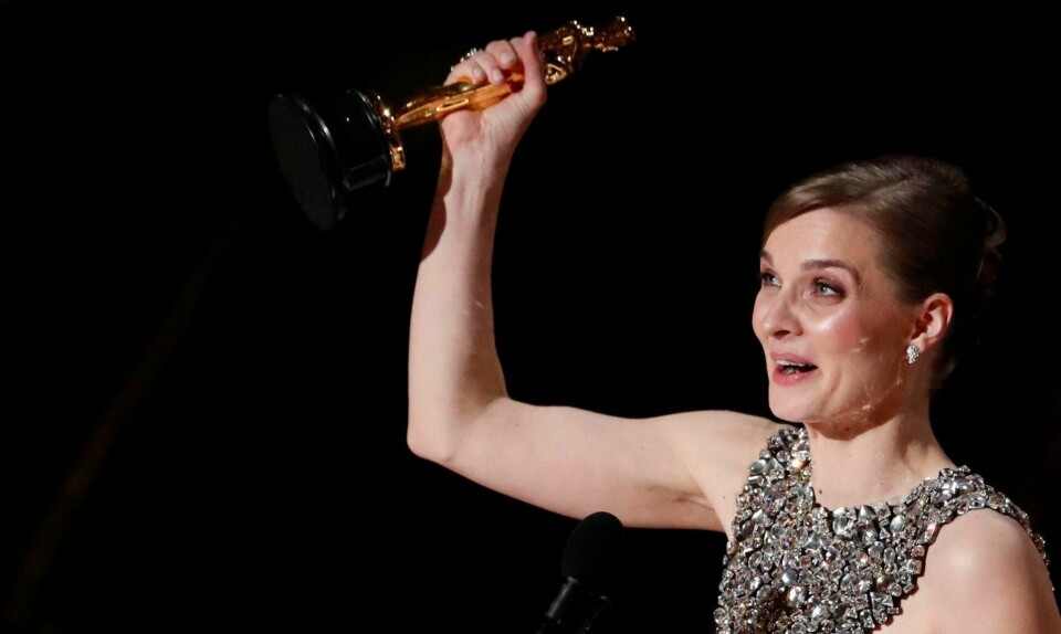 Hildur Guðnadóttir er første kvinne til å vinne både Oscar og Golden Globe for filmmusikk. Her fra Oscarutdelingen. Nå har hun vunnet Nordic Music Prize for musikken til HBO- serien «Chernobyl». Foto: Mario Anzuoni