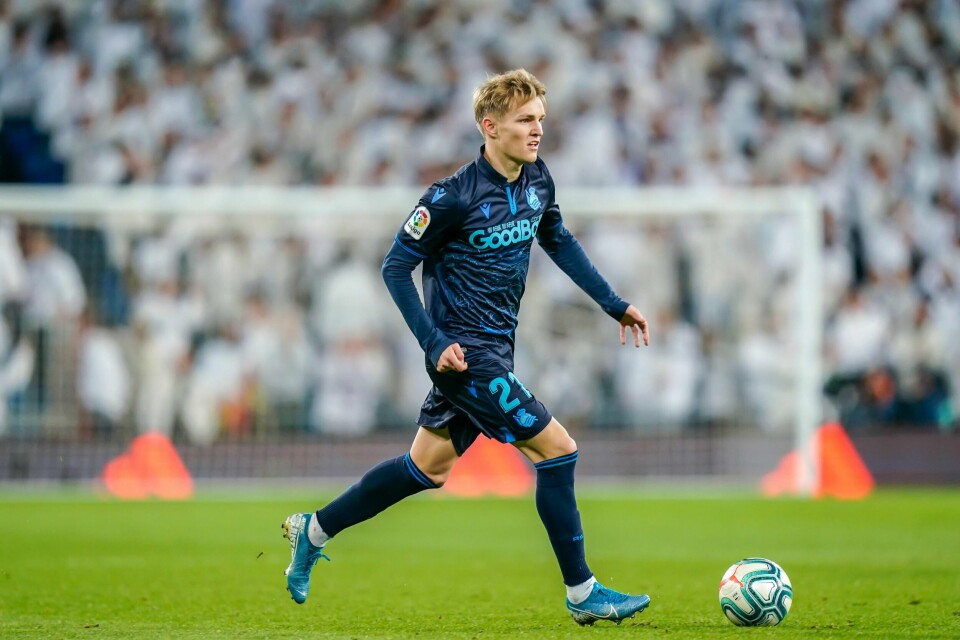 Martin Ødegaard har spilt svært bra for Real Sociedad denne sesongen. Foto: Heiko Junge / NTB scanpix
