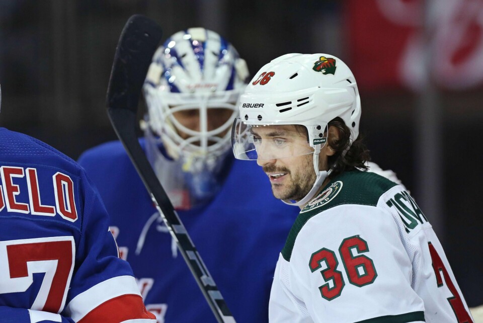 Mats Zuccarello har latt seg beundre av russiske Alexej Ovetsjkins scoringsiver i NHL. Foto: Pontus Höök / NTB scanpix